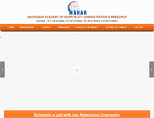 Tablet Screenshot of maharedu.com